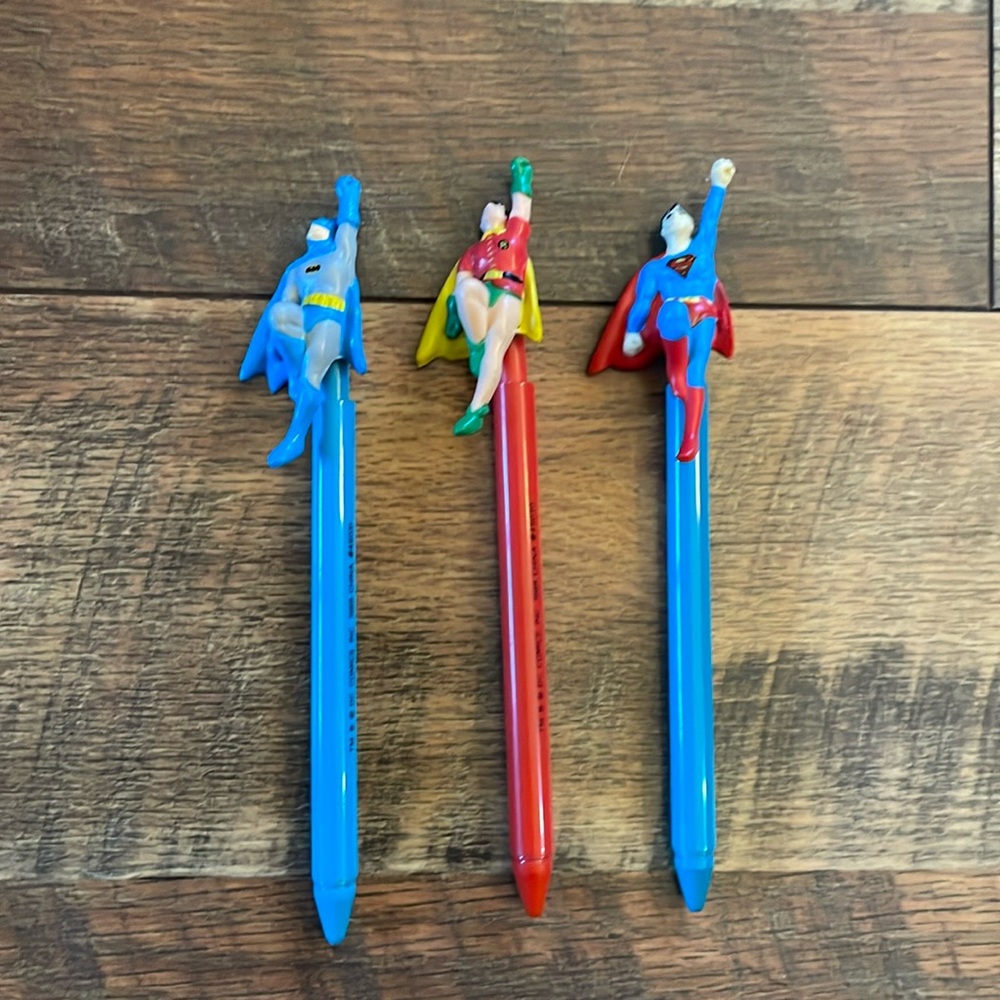 Vintage DC Comics Pen Set